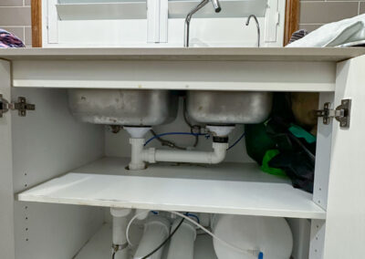 sink filtration system installation